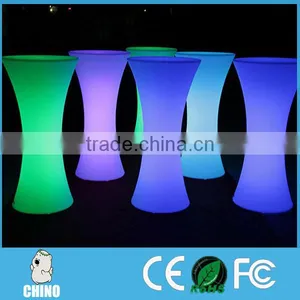 PE Plastic Led Table Furniture Chair Led Outdoor Furniture thumbnail-4