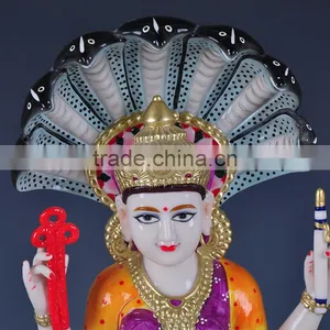 Wholesale Indian Resin Craft Laxmi Narayan Statue for Sale thumbnail-3