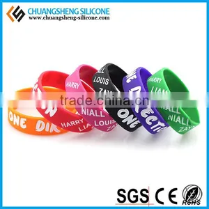 Custom Printing Deboss Silicone Wristband, Rubber Band, Rubber Wristband thumbnail-4