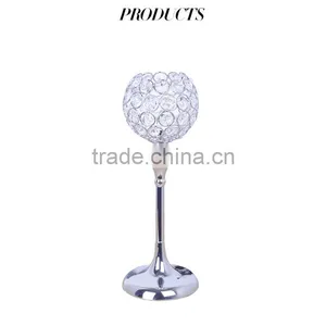 3pcs/set Crystals Wedding Candle Holder Metal Plated Candlestick Decoration Romantic European Candle Holders thumbnail-4