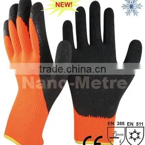NMSAFETY 7 Gauge Winter Use Safety Working Glove Winter Foam Latex Glove thumbnail-1