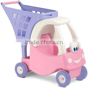 Hot New Design Cozy Petend Play Shopping Cart Toys For Kids Toddlers Fom ICTI Manufact In Gongguanurer thumbnail-1