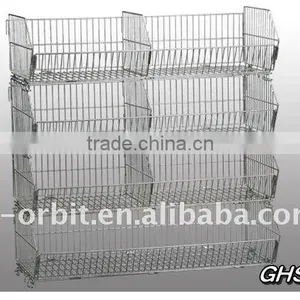 Folding Stacking Basket thumbnail-1