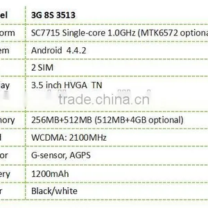 3G 8S3513 Very Small Size Mobile Phone thumbnail-2
