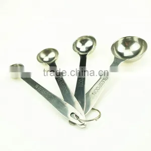 42143 4 Pcs Stainless Steel Nesting Measuring Cups and Spoons Set thumbnail-5