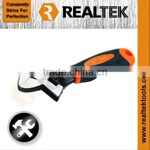 Stubby Adjustable Wrench Adjustable Spanner With Scale thumbnail-1
