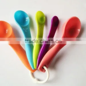 FDA & LFGB High Quality Food Grade Silicone Baby Spoon With Factroy Price thumbnail-1