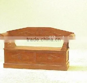 BENCH TUCANO WITH 2 DRAWERS thumbnail-1