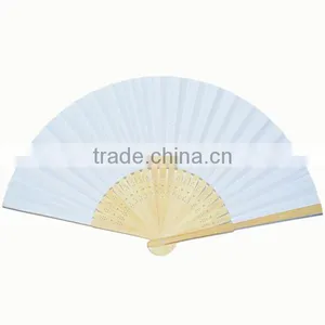 Wedding and Party Promotional Personalized Decorative Lady Wood Hand Fans thumbnail-3