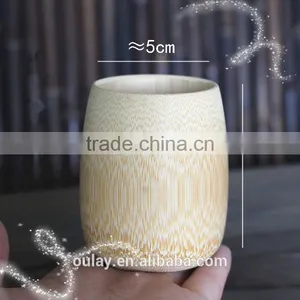 Eco-friendly Carve Cutom Logo Bamboo Elderly Cups Drink Cup thumbnail-6