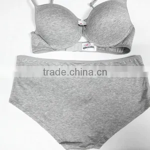 Cotton Sports Bra Woman Sports Bra and Panty Set thumbnail-1
