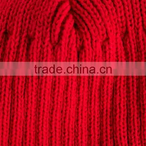 Custom Fashion 100% Acrylic Red Skullies thumbnail-4