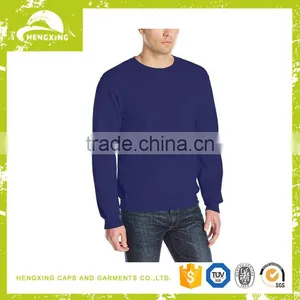 Custom Plain Pullover Men Basic Sweatshirt thumbnail-1