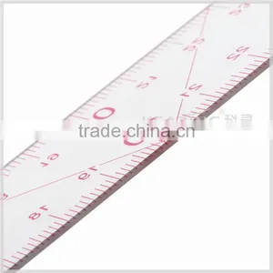 Chinese Factory Direct Sell High Quality Imperial Flexible Plastic Pattern Making Ruler 3 * 30cm With Pattern Grids # 8006 thumbnail-4
