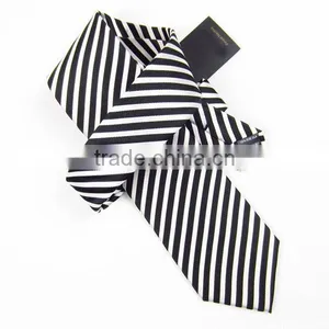 HDDS-14 Stripped Woven Silk Male Neck Tie thumbnail-1