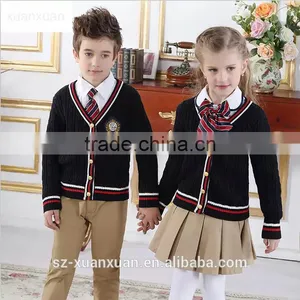 2016 European Style High Quality Primary School Uniform for Girls and Boys thumbnail-1