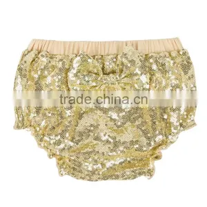 2017 Wholesale Baby Clothing Baby Bloomers Girl Sequin Bloomers for Kids Baby Fashion Shorts thumbnail-1