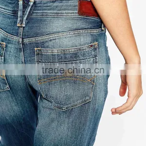 New Model Jeans Jeans for Women Boyfriend Style Fashion Ripped Loose Jeans thumbnail-3