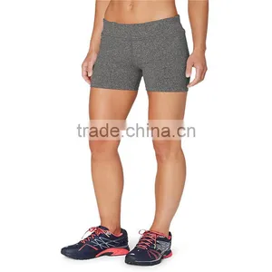 2016 Customized Womens Cotton Sports Running Printed Shorts Fashion Factory Wholesale Womens Athletic Gym Shorts thumbnail-2