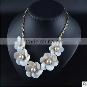 F20006N Latest Style Shell Pearl Necklace Women Decorative Necklace thumbnail-1