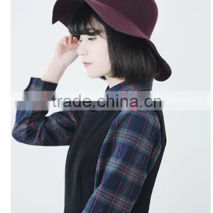 100% Cotton Flannel Plain for Girls' Shirts Anti-pilling Flannel Shirt for Girls thumbnail-2
