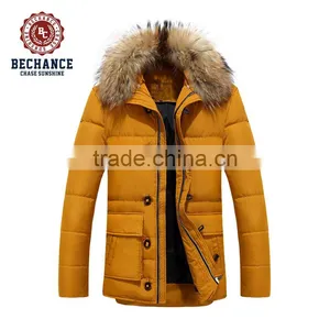 2016 Fashion Mens Fur Hood Jacket for Winter thumbnail-1