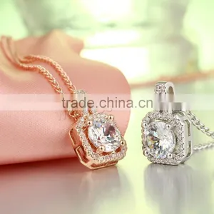 Zinc Alloy Cubic Zirconia Necklace Jewelry Lot Necklace Material 925 Sterling Silver Pearl Cage Pendant thumbnail-1