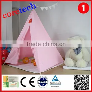 Eco Friendly Wood Kid Play Tipi Tent Factory thumbnail-3