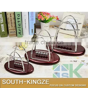 Oval Metal Kinetic Newton's Cradle, Theorem of Momentum Instrument thumbnail-3