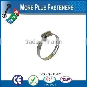Made in Taiwan Stainless Steel Small Hose Clamps German Type Hose Clamp Amercian Type thumbnail-6