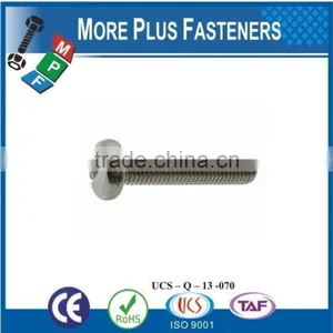 Made In Taiwan Slotted Pan Head Machine Screw thumbnail-1