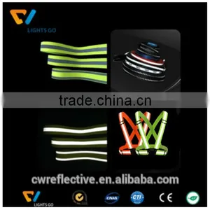 High Light Fluorescent Green Reflective Webbing Tape thumbnail-2