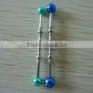 High Quality Personalized Body Piercing Tongue Ring thumbnail-1