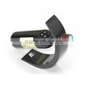 Universal Carbon Fiber Wine Rack 1 Bottle Holder Kitchen Bar Countertop thumbnail-4