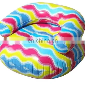 ICTI Approved 6P & EN71 PVC Inflatable Cute Colorful Kids Inflatable Air Sofa thumbnail-2