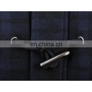 Classic Men Customized Diamond Lined Wool Coats thumbnail-6