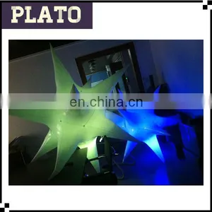 Custom Giant Inflatable Party Lighting Star, Event Night Club Decoration Inflatables for Sale thumbnail-1