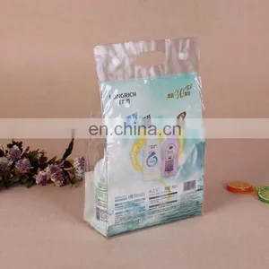 Transparent Custom Flat Bottom Plastic Pvc Gift Bag Cosmetic Bag Pvc Packaging Bag With Handing thumbnail-5