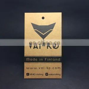 Custom Recycled Jeans Kraft Hang Tag With Logo Hang Tags thumbnail-5