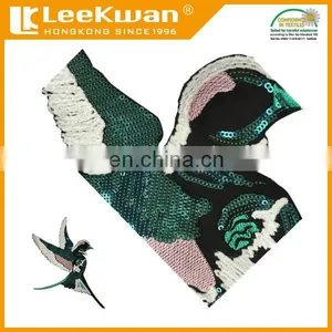 Tajima Embroideried High-quality Sequin Patch With Laser-cut Border thumbnail-2