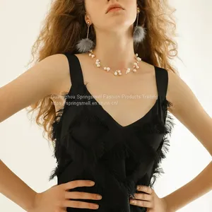 2018 Wholesale New Woman Fashion Necklace Clothes Accessories Jewelry Necklace thumbnail-2
