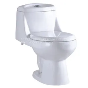 High Quality Ceramic Bathroom Cheap One Piece Closet Sanitary Ware Toilet thumbnail-2