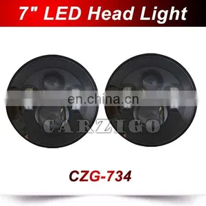 Chinese Fair Show IP68 4*4 7 Inch Round Head Light for Jeep jk Motorbike thumbnail-2