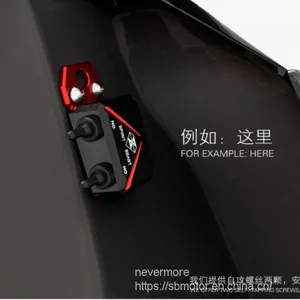 Spirit Beast Motorcycle Modified Decoration Aluminum Switch Box Danger Light Lamp ER201L1 thumbnail-4