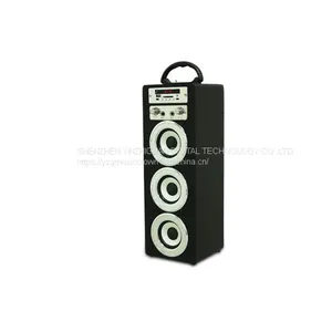 Wooden Portable Bluetooth Speaker With Karaoke and FM Function thumbnail-3