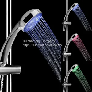 Bathroom Faucets ABS LED Lights Automatic Shower Head thumbnail-1