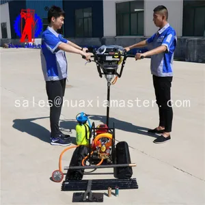 2.BXZ-2 Gasoline Engine 7.75HP Mountain Bags Drill Rig Manufacturer Backpack Core Sample Drilling Rig Price thumbnail-1