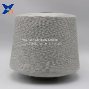 Ne21/1ply 15% Stainless Steel Staple Fiber Blended With 85% Solid Acrylic Conductive Yarn for Touch Screen Gloves/hats-XT11297 thumbnail-1