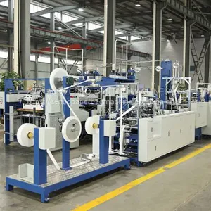 ZB1260SF Fully Automatic Sheet Fed Shopping Gift Garment Paper Bag Sack Making Machine With Flat Handle thumbnail-2