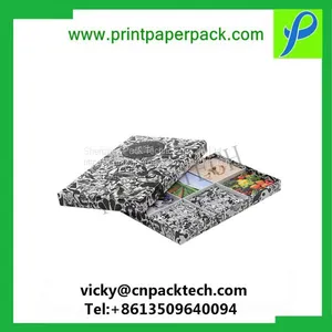 Modern Superior Embossing Handmade Paper Jewelry Storage Boxes Hamper Donut Cookie Gift Paper Box thumbnail-5